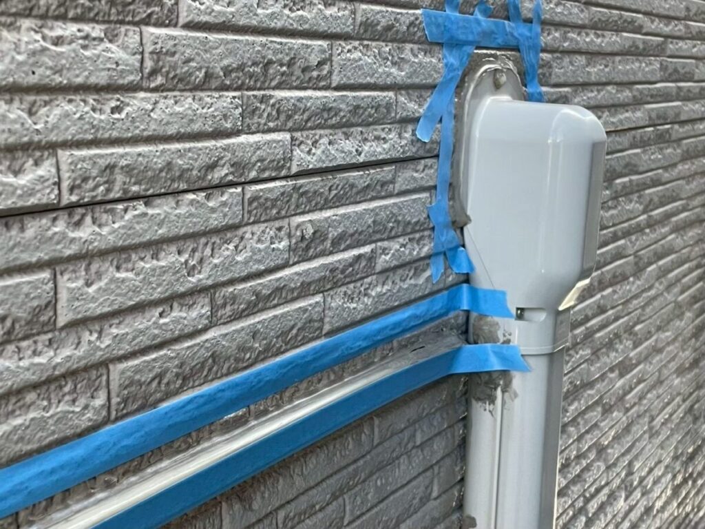 中央区-S様邸-屋根、壁-庇-養生2