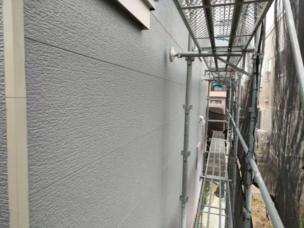 北区-T様邸-外壁、屋根-塗装-足場1