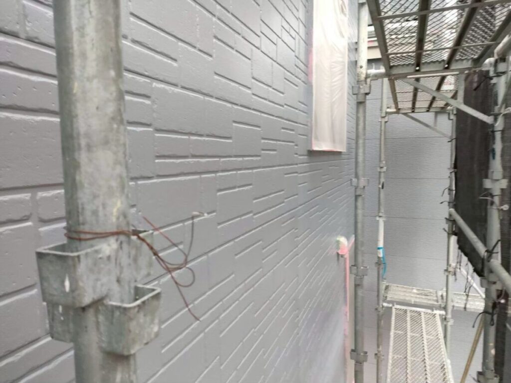 北区-T様邸-外壁、屋根-塗装-足場2