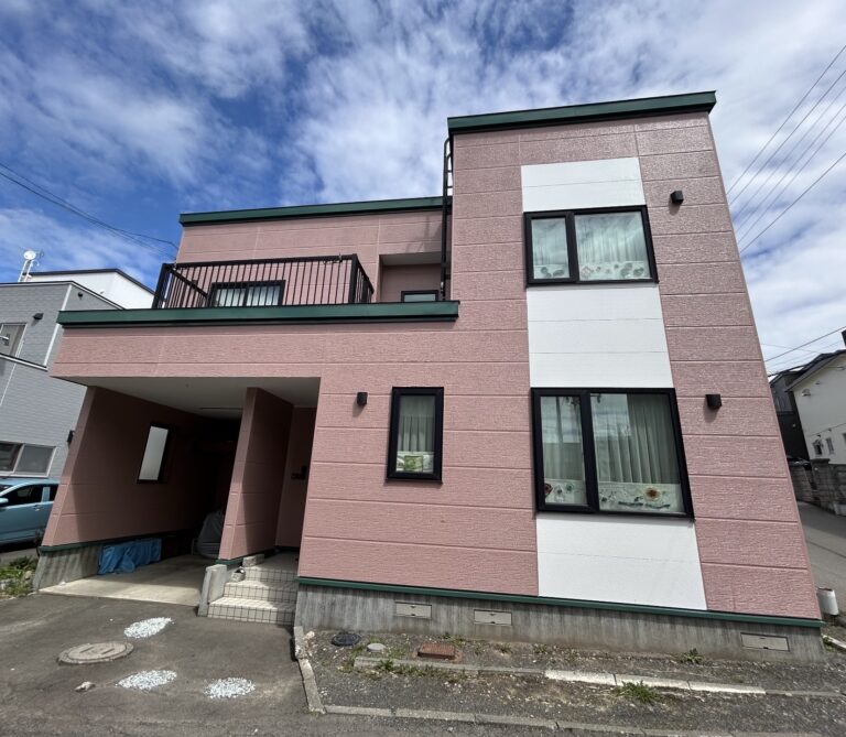 札幌市豊平区　K様邸　屋根・外壁塗装　一部サイディングボード交換札幌市豊平区　K様邸　